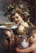 RENI, Guido The Boy Bacchus sy oil painting reproduction